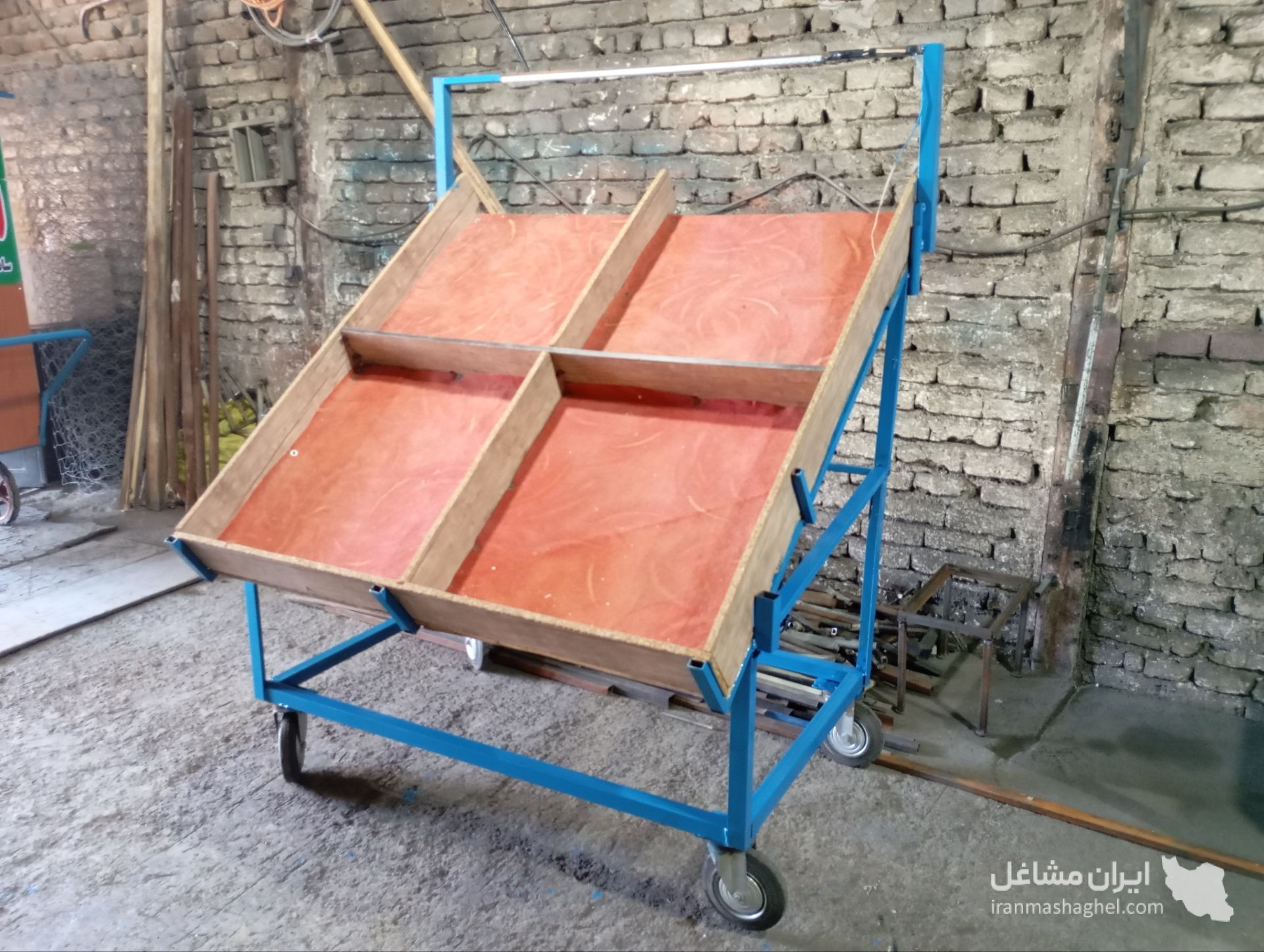 ساخت و فروش چرخ های دستی و باربری افلاکی در صفادشت