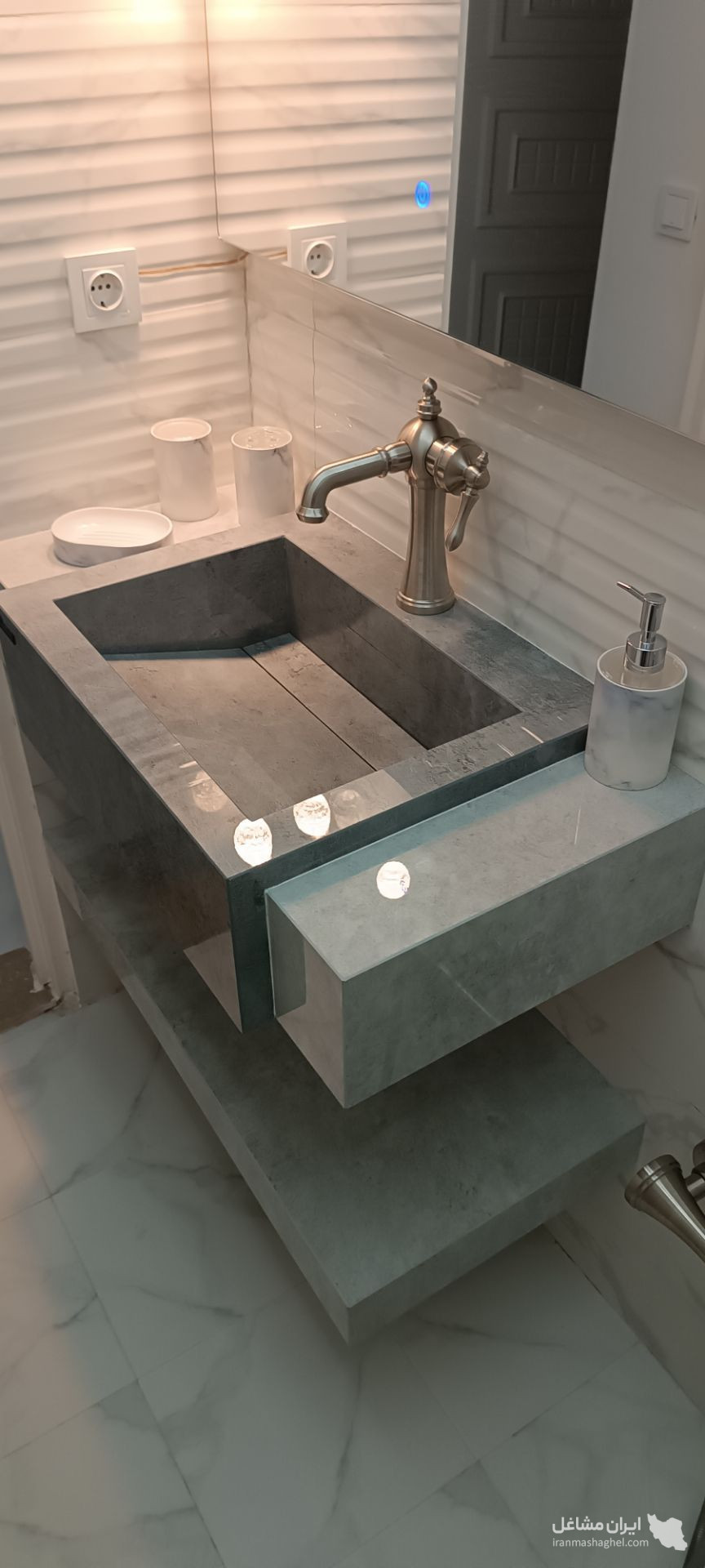 تولید روشویی سرامیکی CERAMSTYLE بهزاد در اردبیل