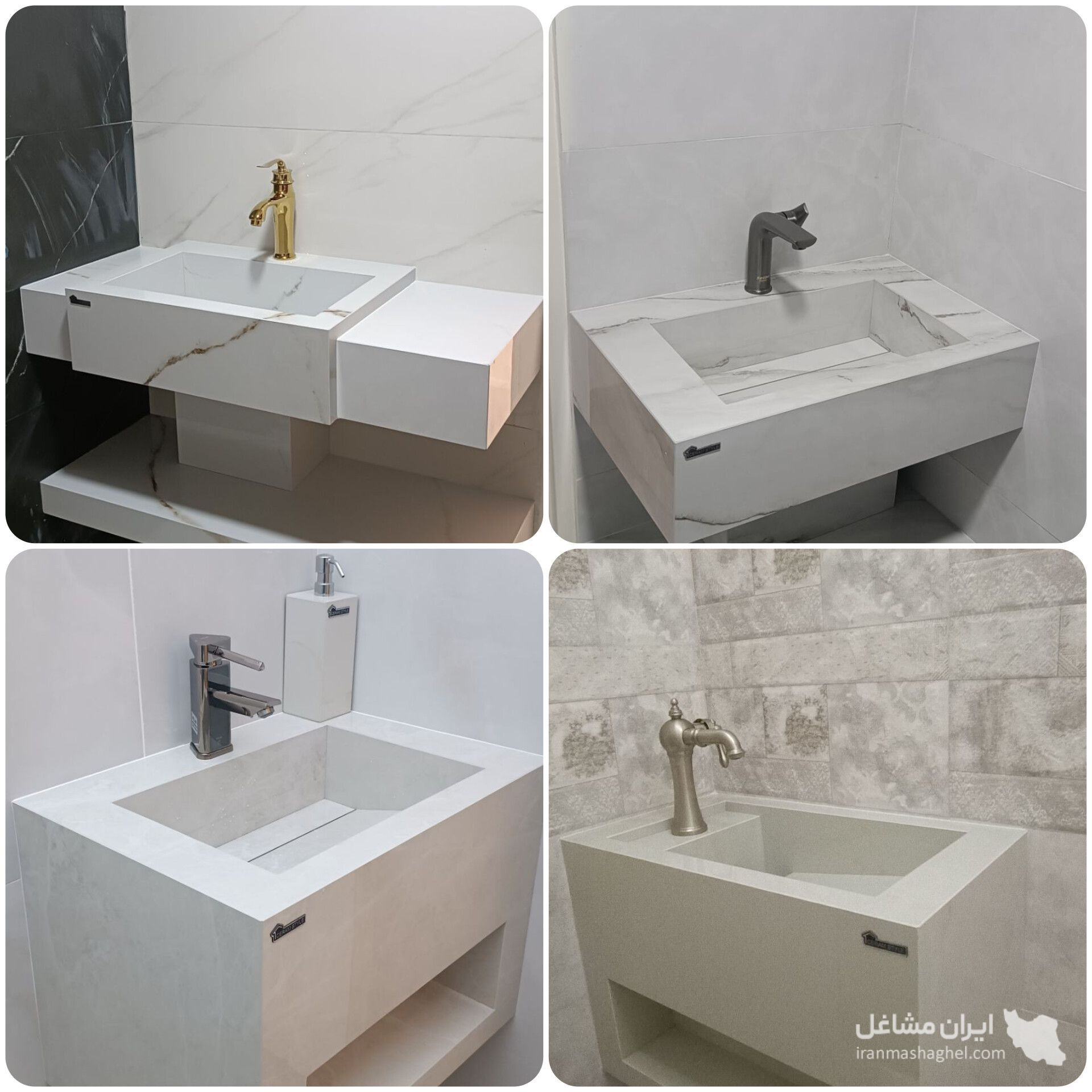 تولید روشویی سرامیکی CERAMSTYLE بهزاد در اردبیل