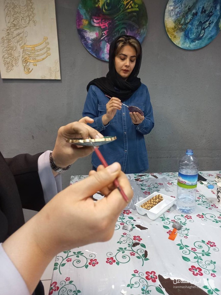 آموزش رزین اپوکسی الهه راستی در اسلامشهر