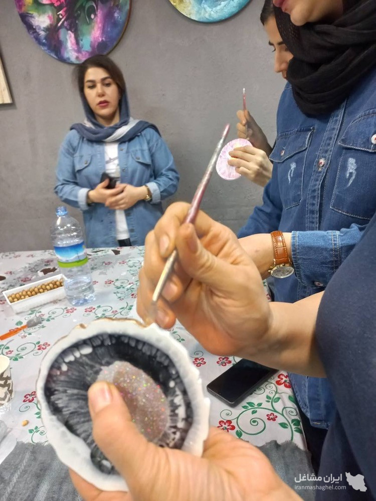 آموزش رزین اپوکسی الهه راستی در اسلامشهر