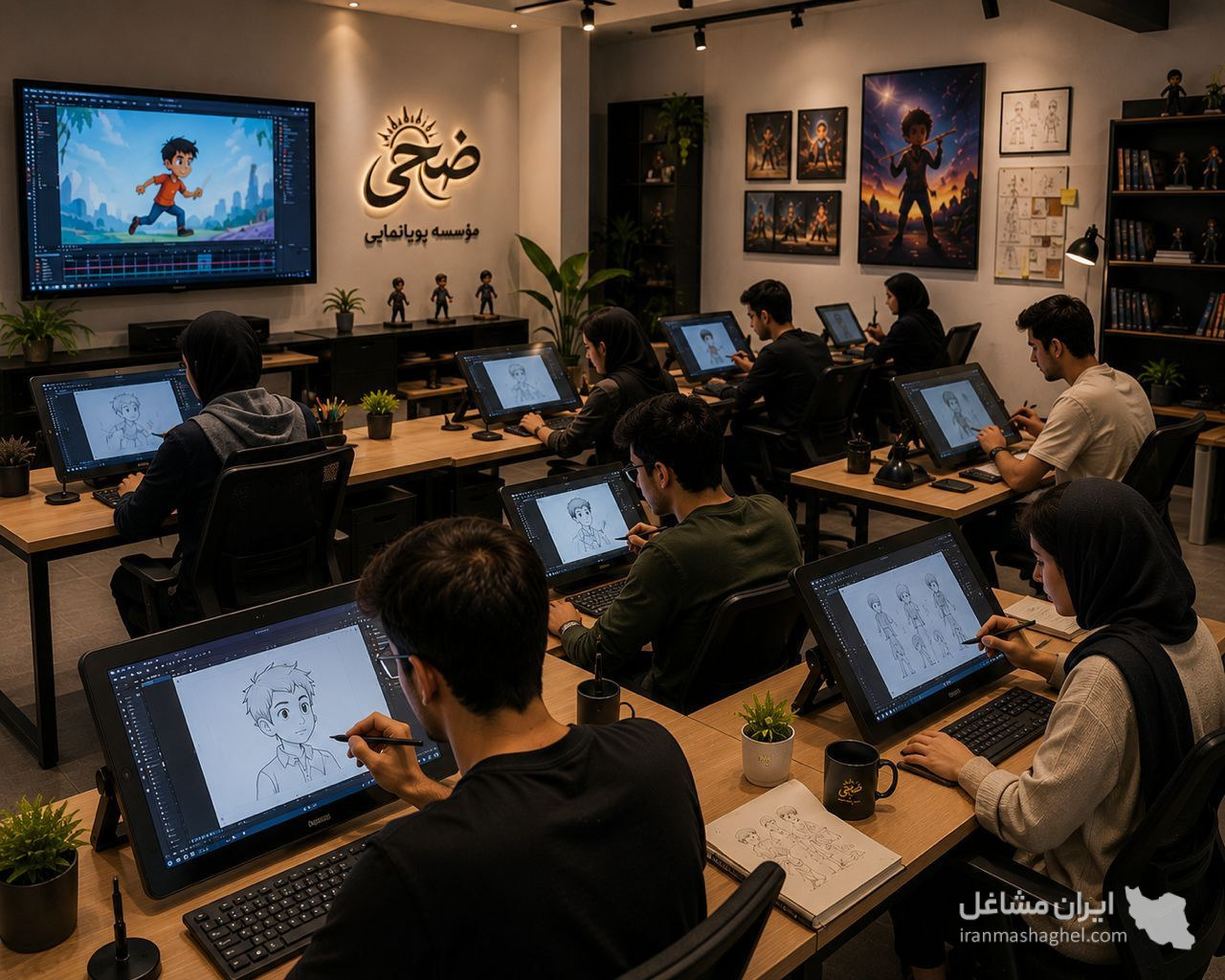 موسسه پویانمایی و تدوین ضحی در سیرجان