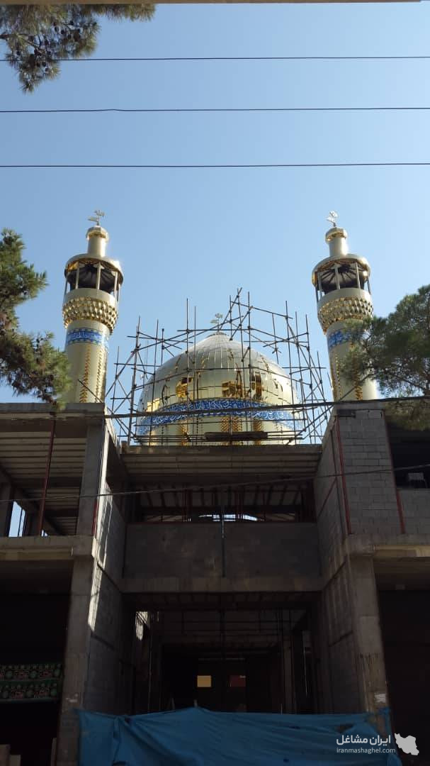 کارگاه ساخت گنبد و گلدسته سازی رضا احمدی در ساری مازندران