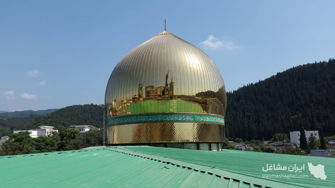 کارگاه ساخت گنبد و گلدسته سازی رضا احمدی در ساری مازندران