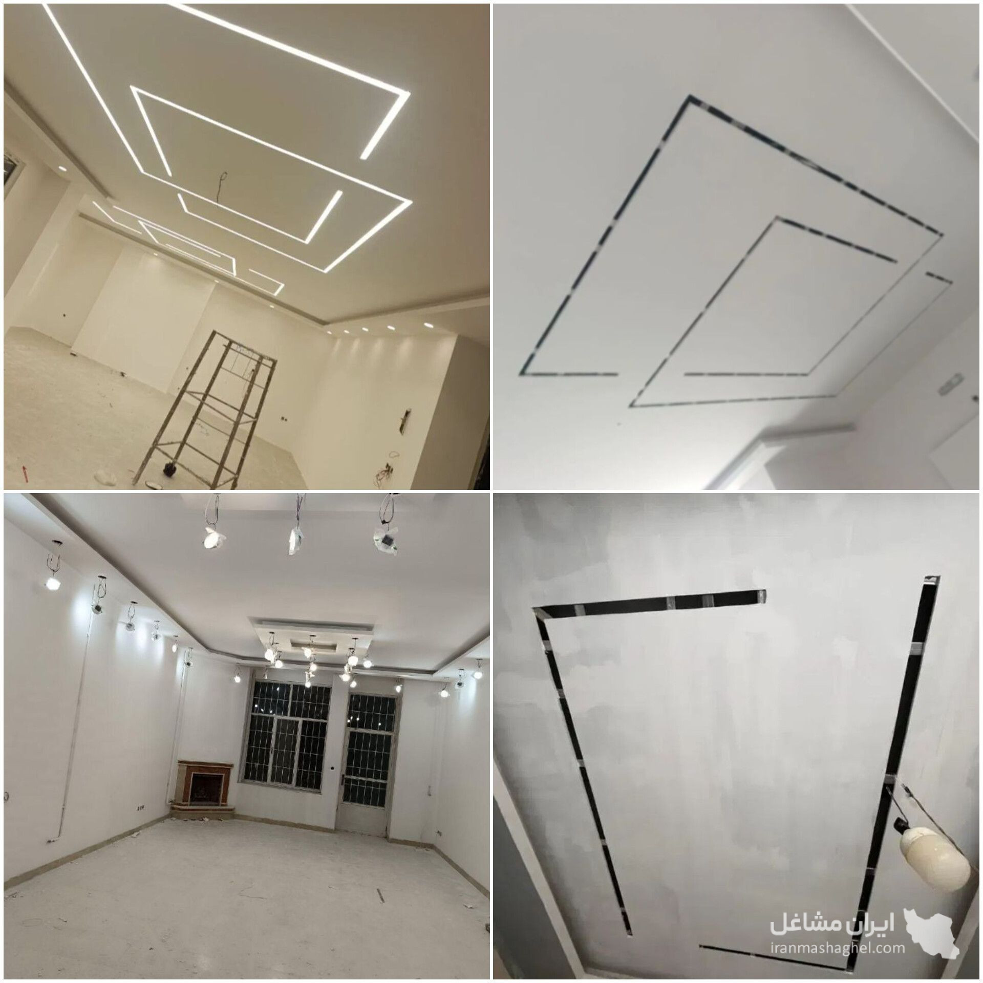 طراحی و اجرای کناف و دکوراسیون داخلی نامدار در کرمان
