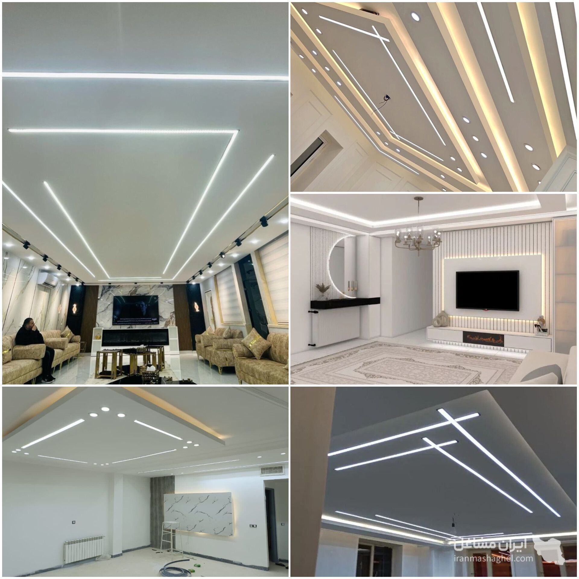 طراحی و اجرای کناف و دکوراسیون داخلی نامدار در کرمان