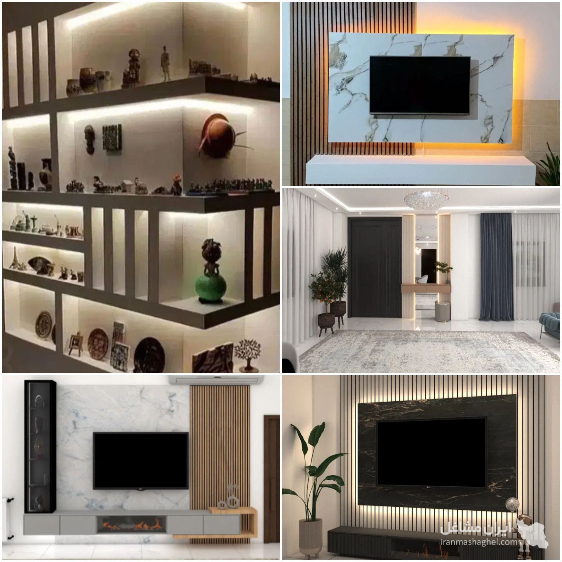طراحی و اجرای کناف و دکوراسیون داخلی نامدار در کرمان