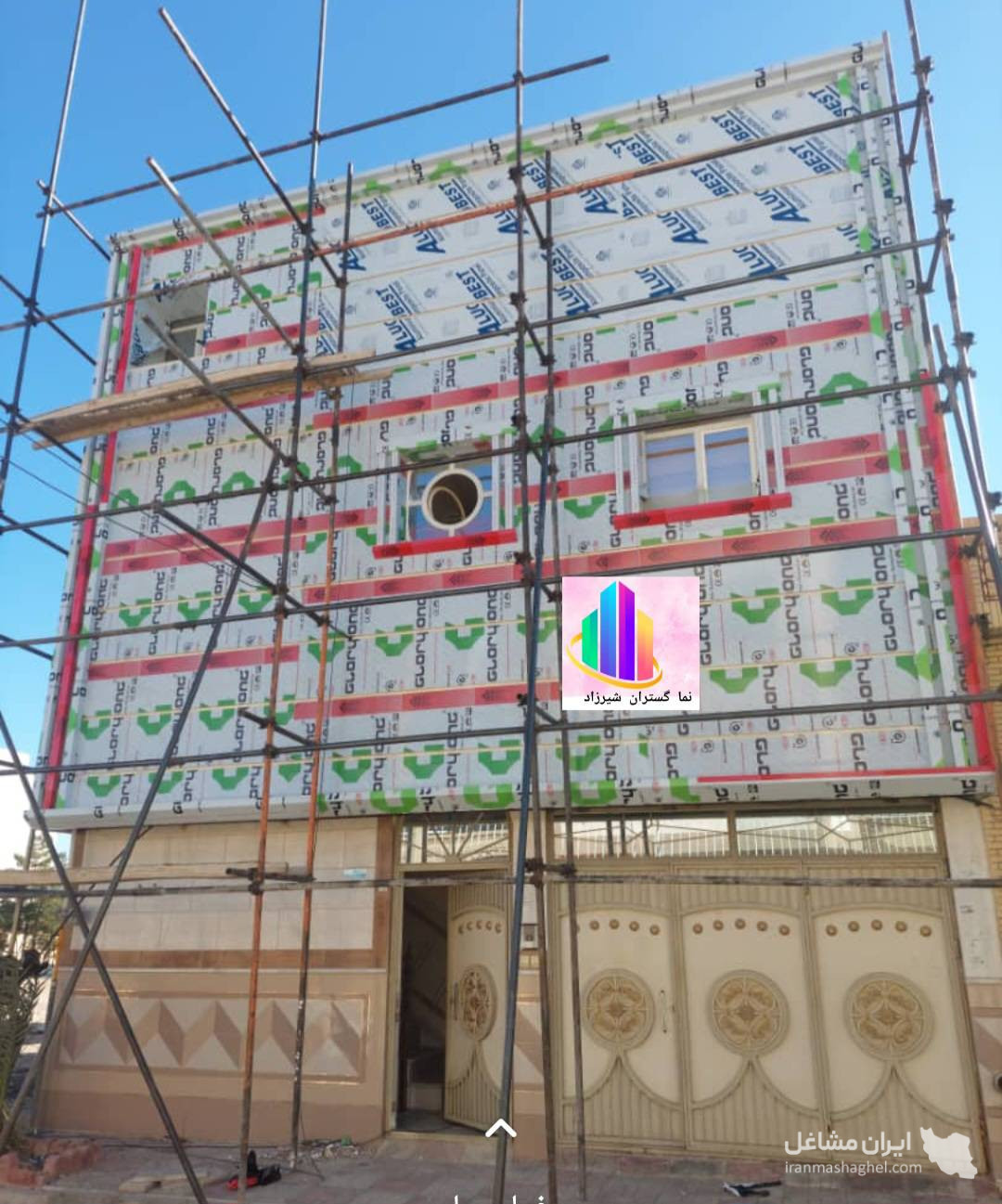 نمایندگی فروش و اجرای ورق فلاشینگ کامپوزیت نماگستران شیرزاد در گلپایگان