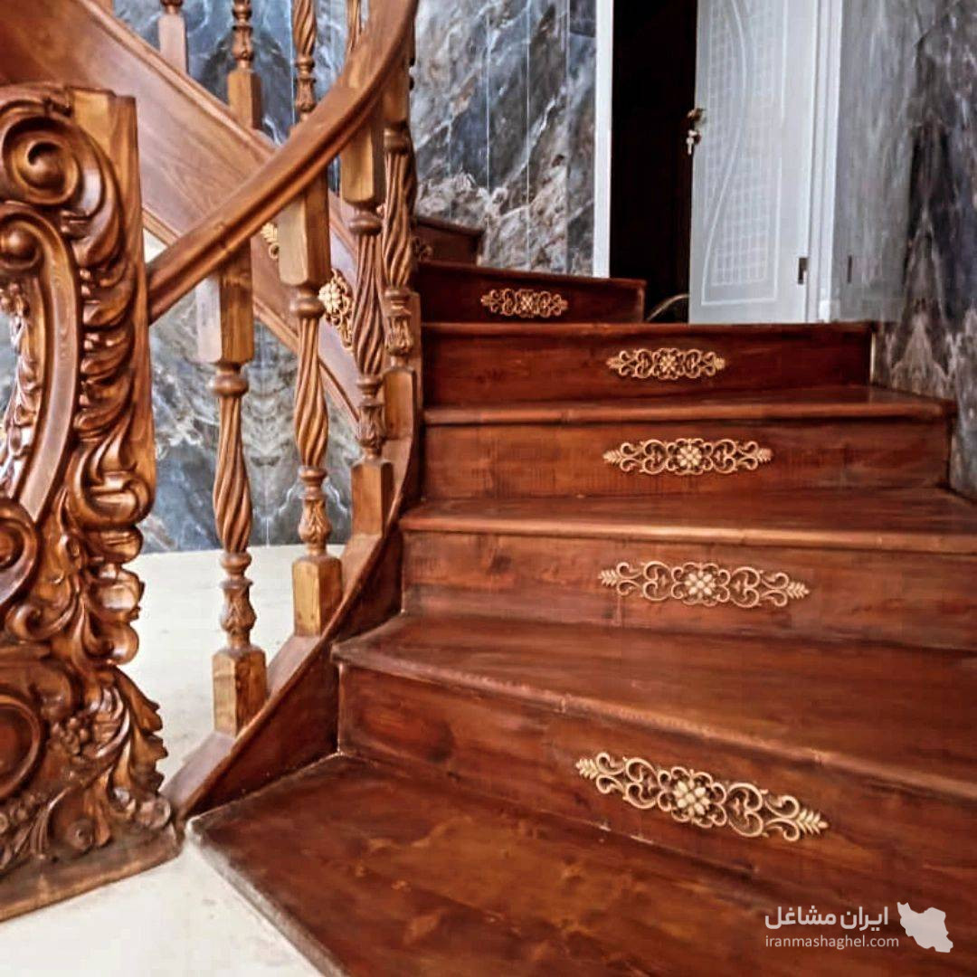فروش و اجرای نرده و پله چوبی آبنوس چوب بمدیریت دایی اوغلی در تبریز