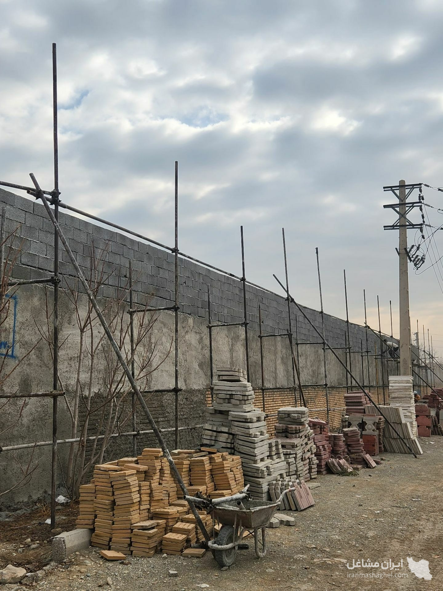 داربست فلزی علی در شهریار