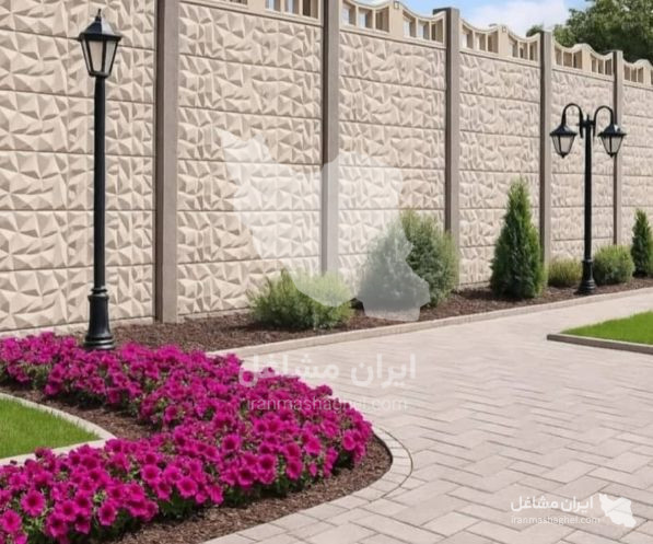 تولید دیوار پیش‌ ساخته توسط شرکت پویان صنعت آریان والا در کنگاور