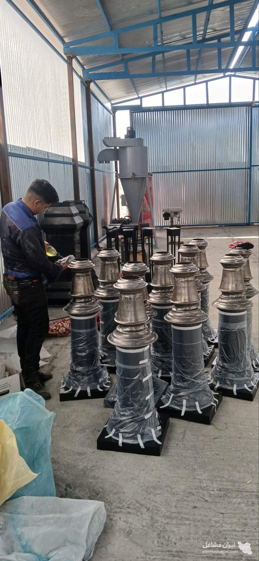 خدمات رنگ کوره ای و الکترواستاتیک برادران زنگی آبادی در کرمان