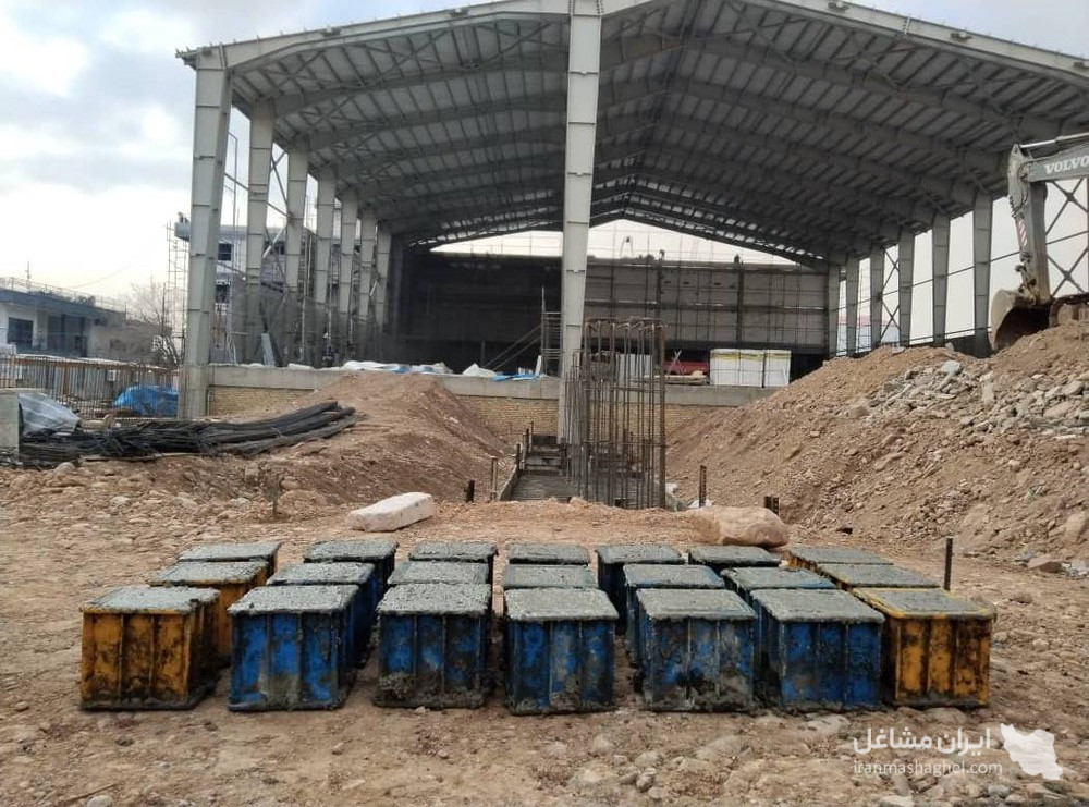 آزمایشگاه و تست بتن و خاک و میلگرد کاوش مهار البرز در اشتهارد