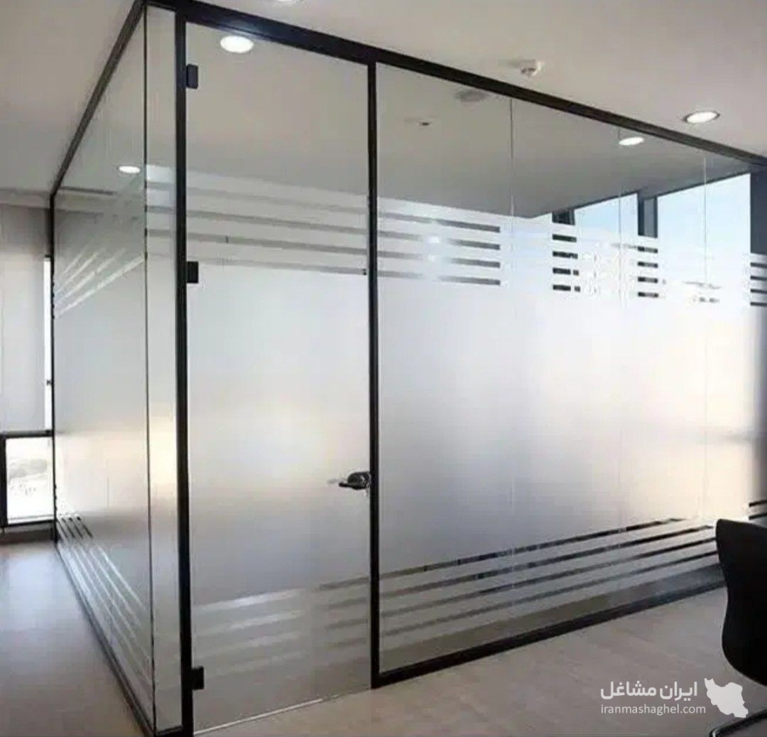 اجرای شیشه سکوریت پارتیشن رایموند به مدیریت اقامتی در مشهد