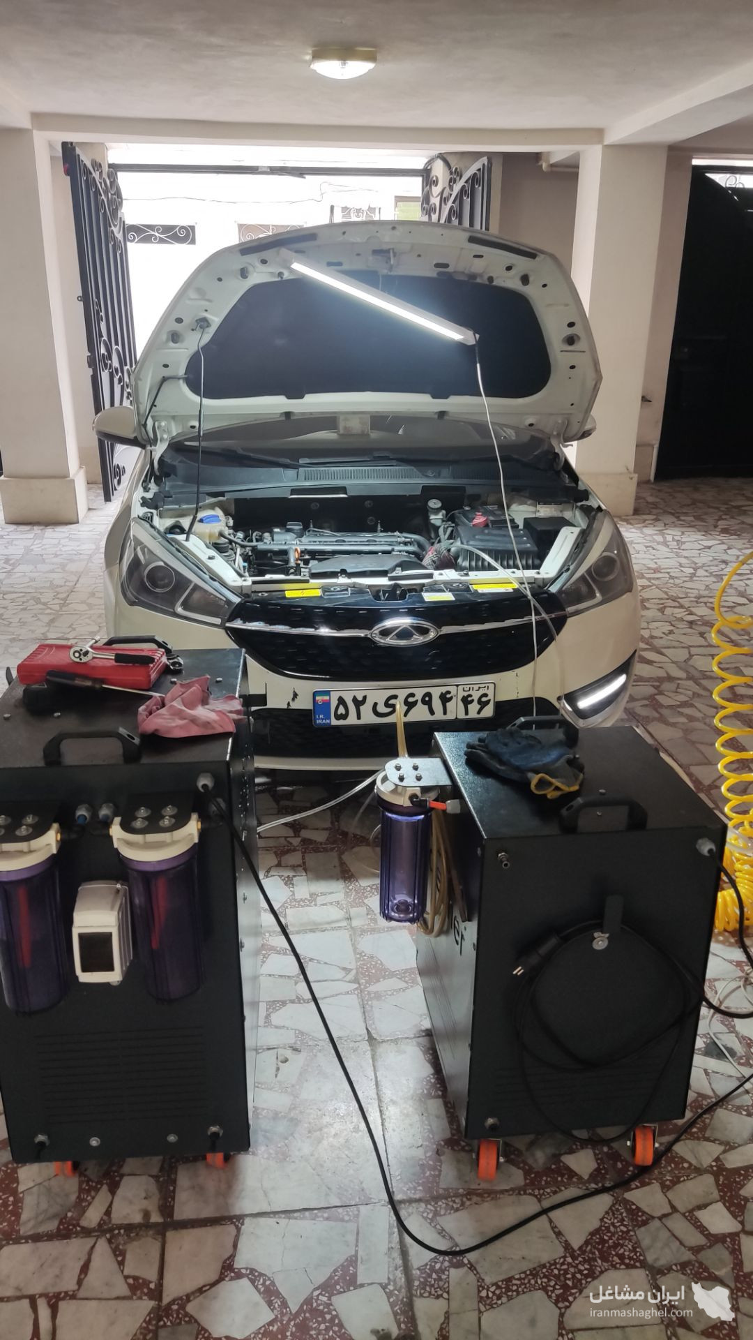 مرکز کربن زدایی موتور خودرو کربن رشت ذاکری در رشت
