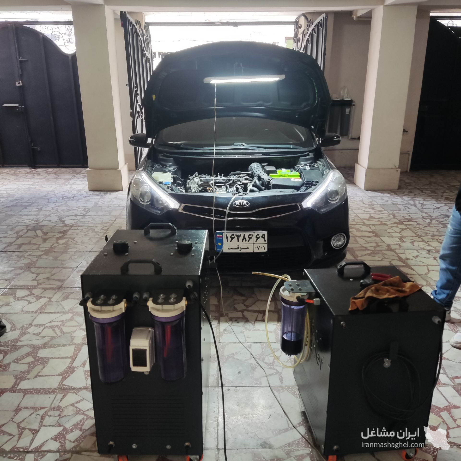 مرکز کربن زدایی موتور خودرو کربن رشت ذاکری در رشت
