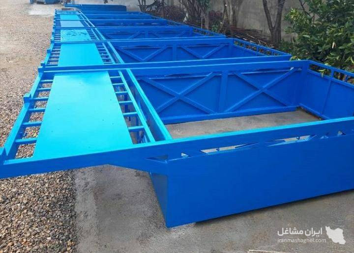 ساخت کفی و باربند وانت نیسان رضا در کنگاور