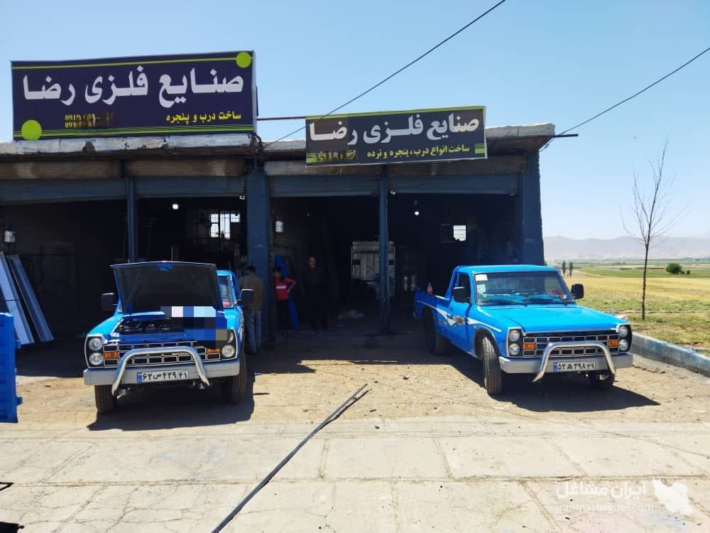 ساخت کفی و باربند وانت نیسان رضا در کنگاور