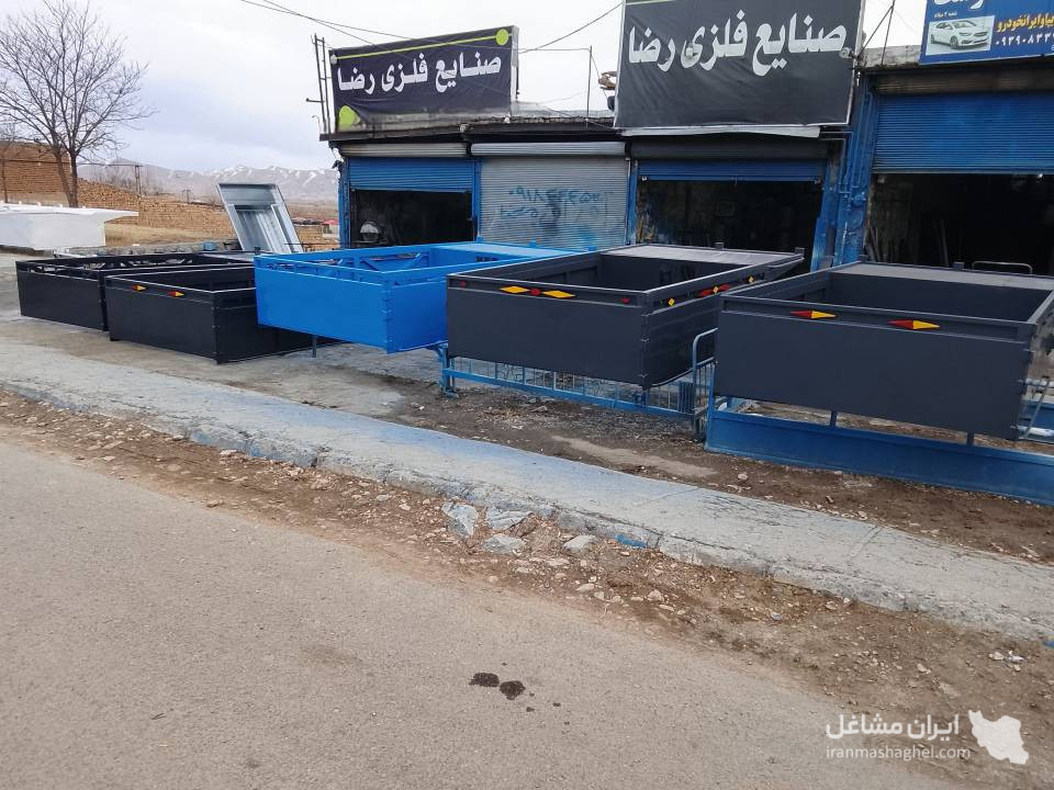 ساخت کفی و باربند وانت نیسان رضا در کنگاور