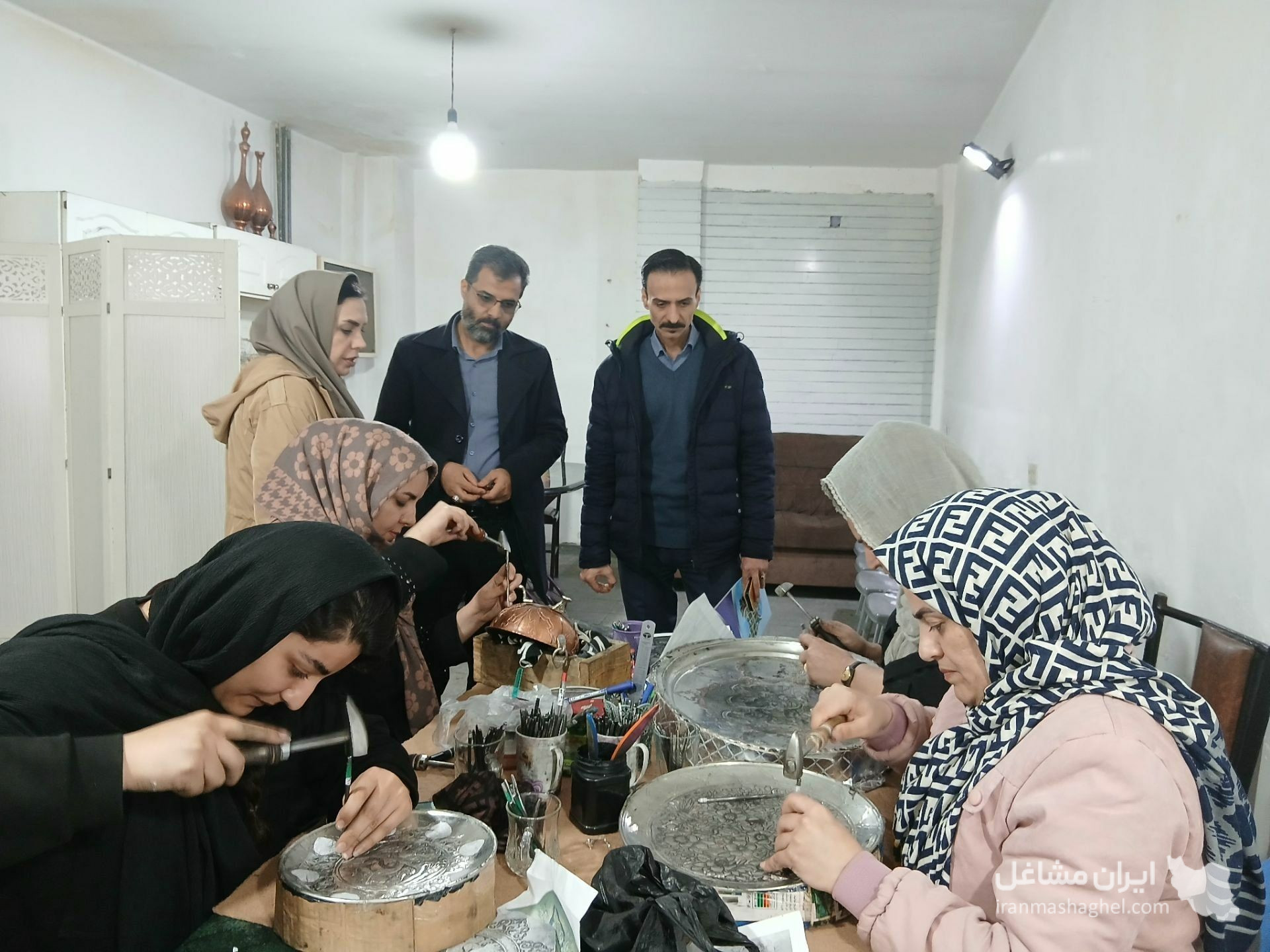 آموزشگاه قلمزنی اهورا در ملایر