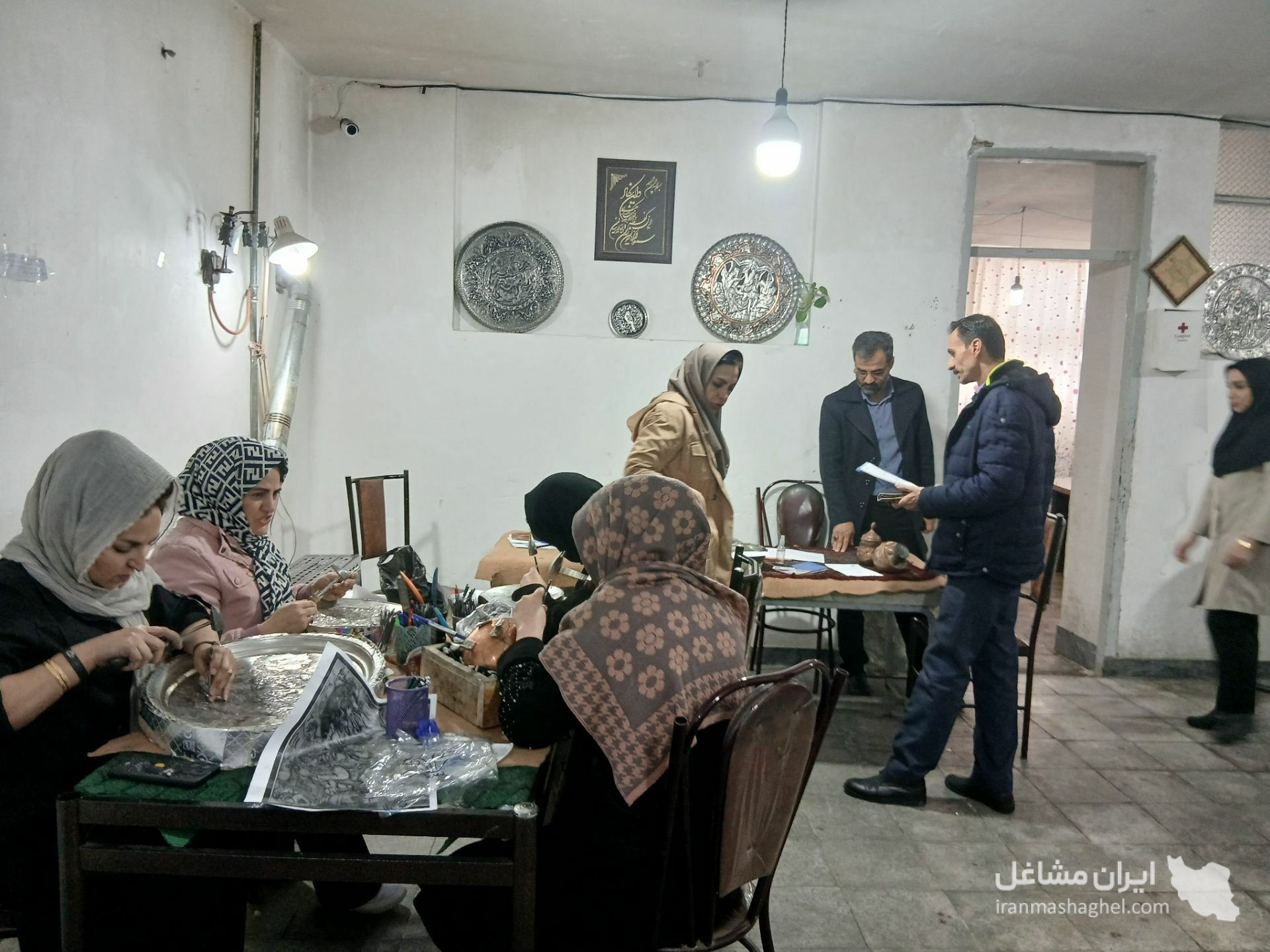 آموزشگاه قلمزنی اهورا در ملایر