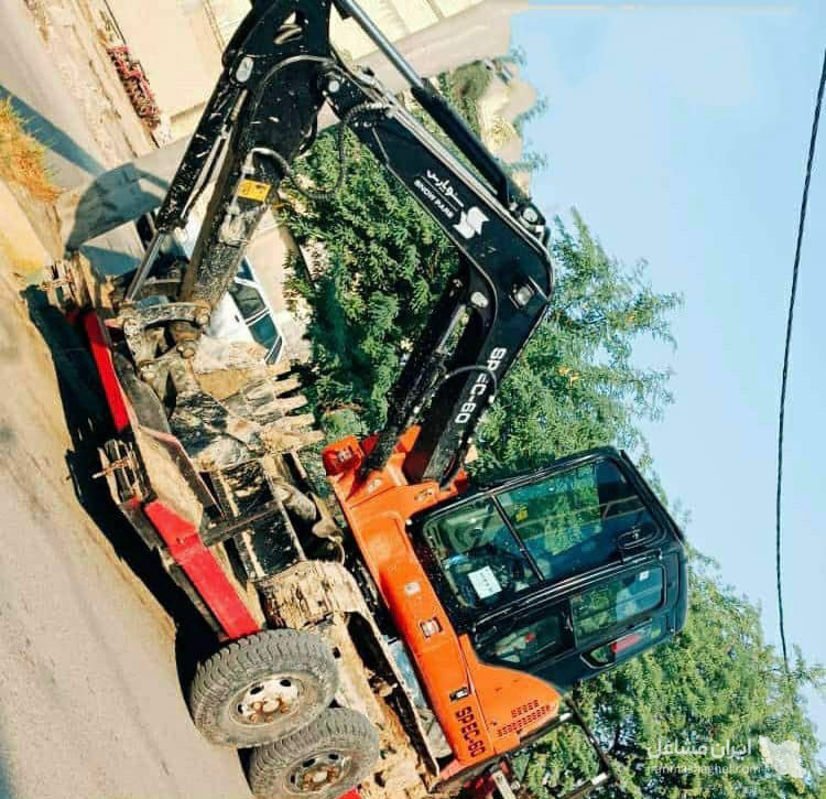 طراحی و تولید یدک کش مینی بیل لیفتراک بابکت مقدم در تهران