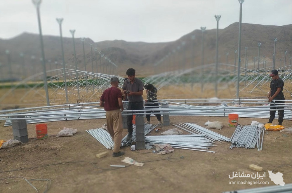 ساخت و فروش تجهیزات گلخانه مدرن آذین سازان جهان سبز در ارومیه