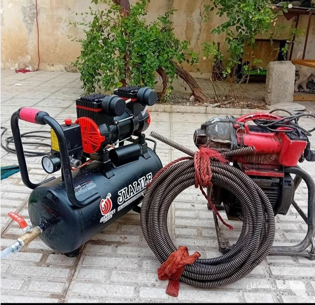 لوله بازکنی و تخلیه چاه نمونه بابایی در هشتگرد