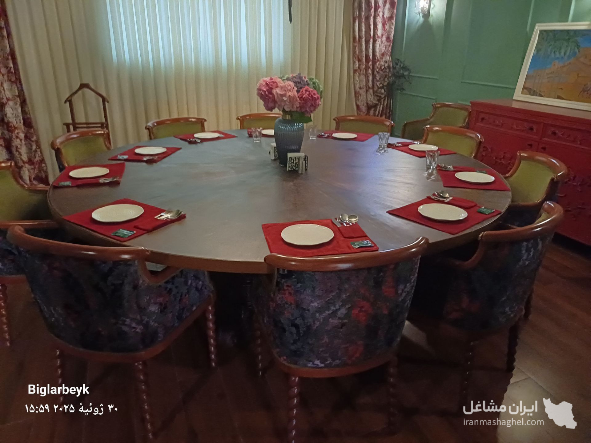 تولید فروش میز و صندلی سنتی و مدرن بیگلربیک در کرمان