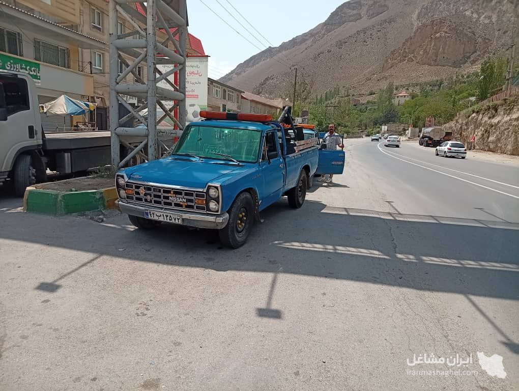 خودروبر و یدک کش شبانه روزی تقی زاده در جاده هراز