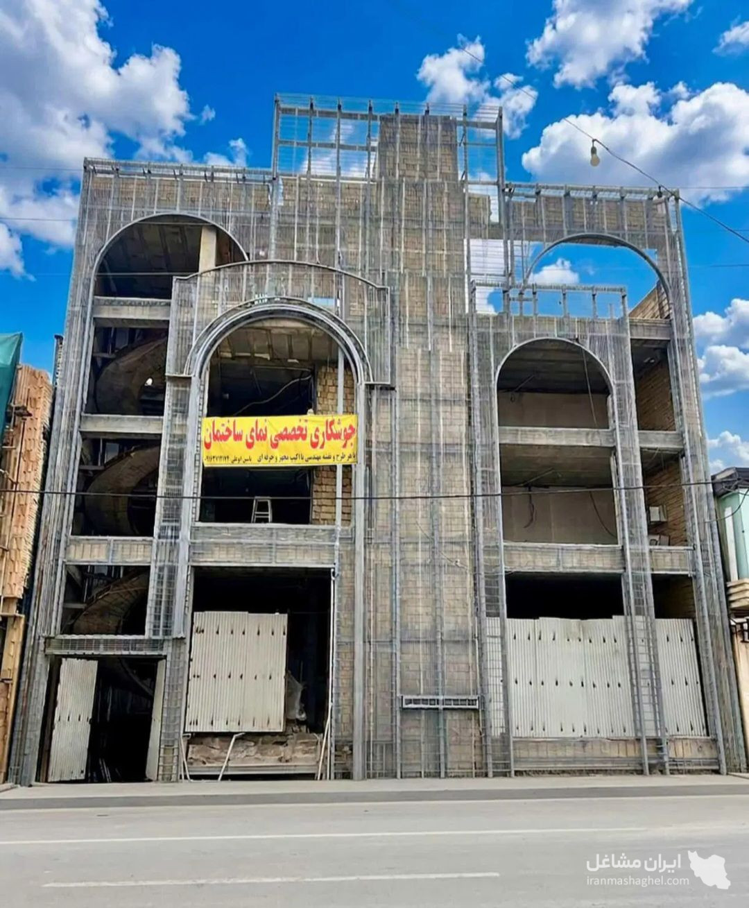 خدمات تخصصی نمای ساختمان یاسین ابوعلی در بهبهان
