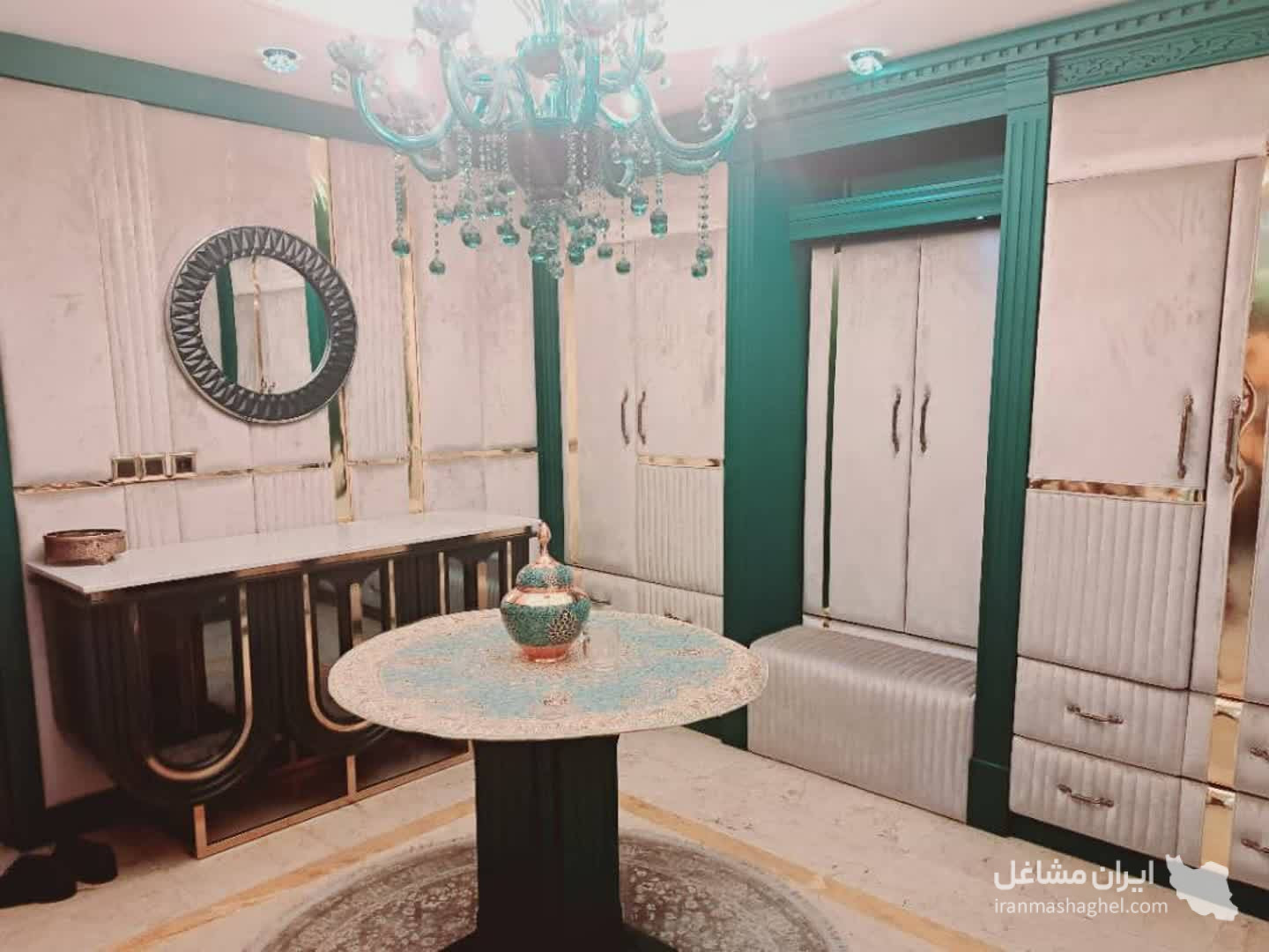نقاشی ساختمان رامین چیتگر در غرب تهران
