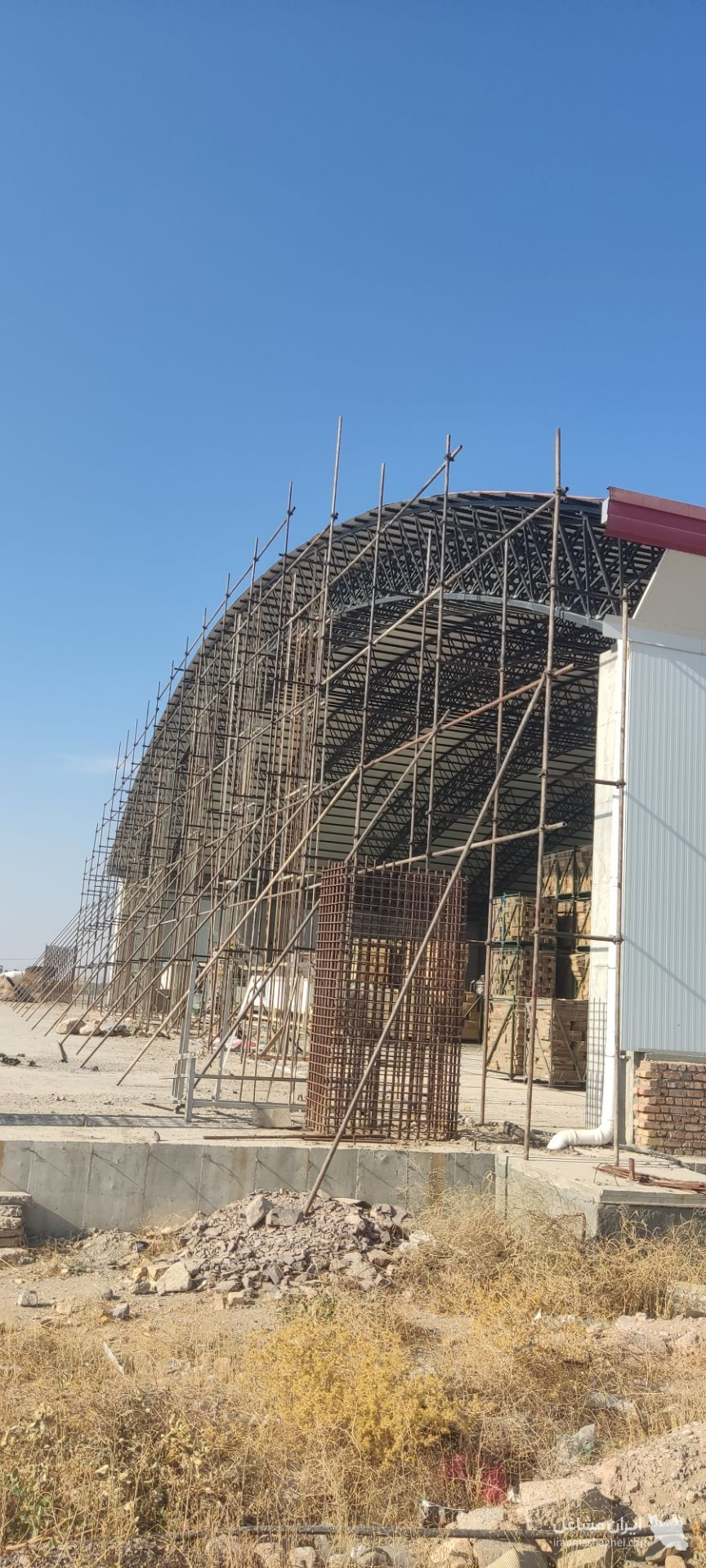 داربست فلزی آروین با مدیریت محمددوست در محمدیه