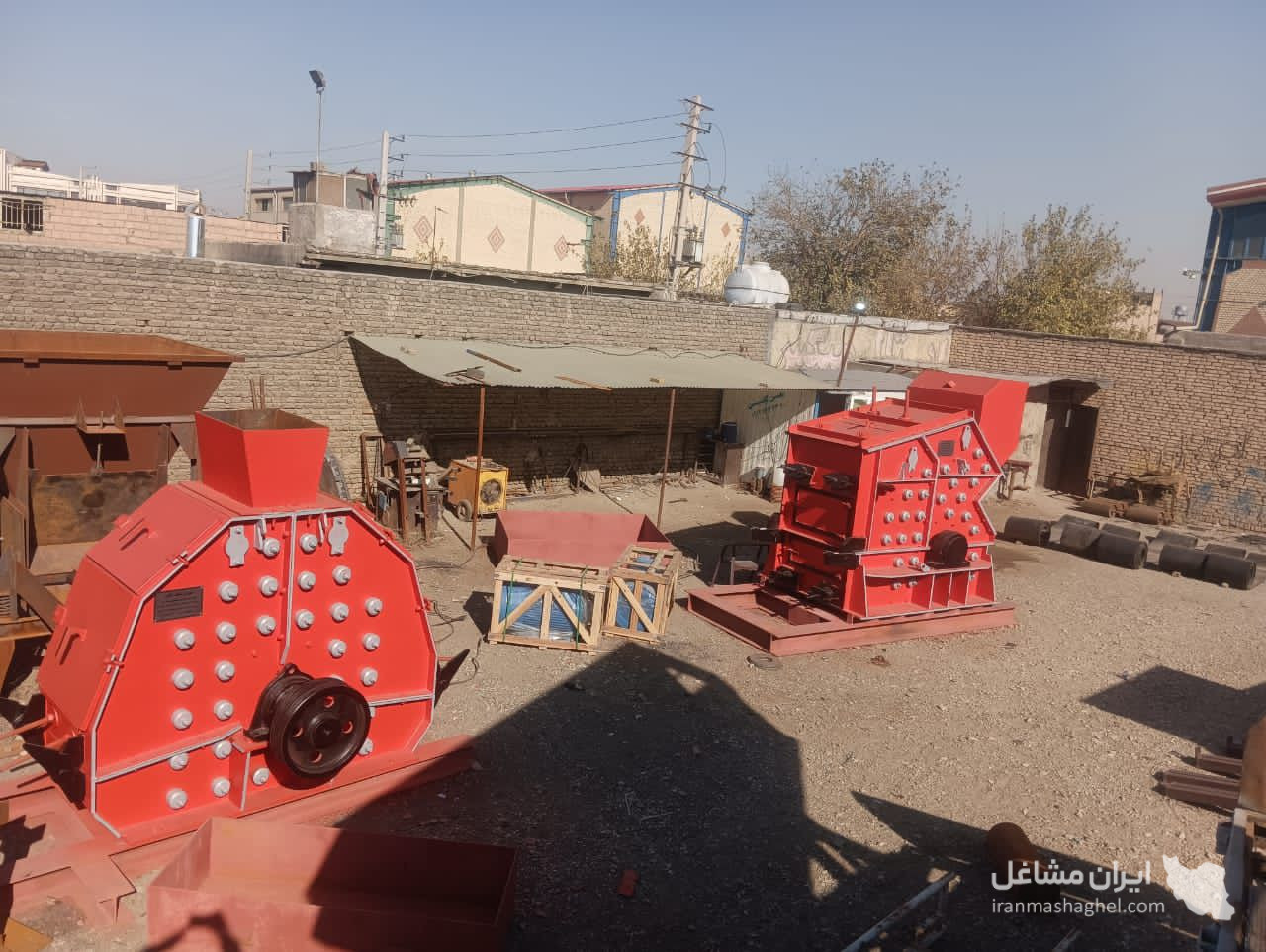 ساخت تاسیسات شن و ماسه بچینگ گستر سنگ شکن تهران در رباط کریم