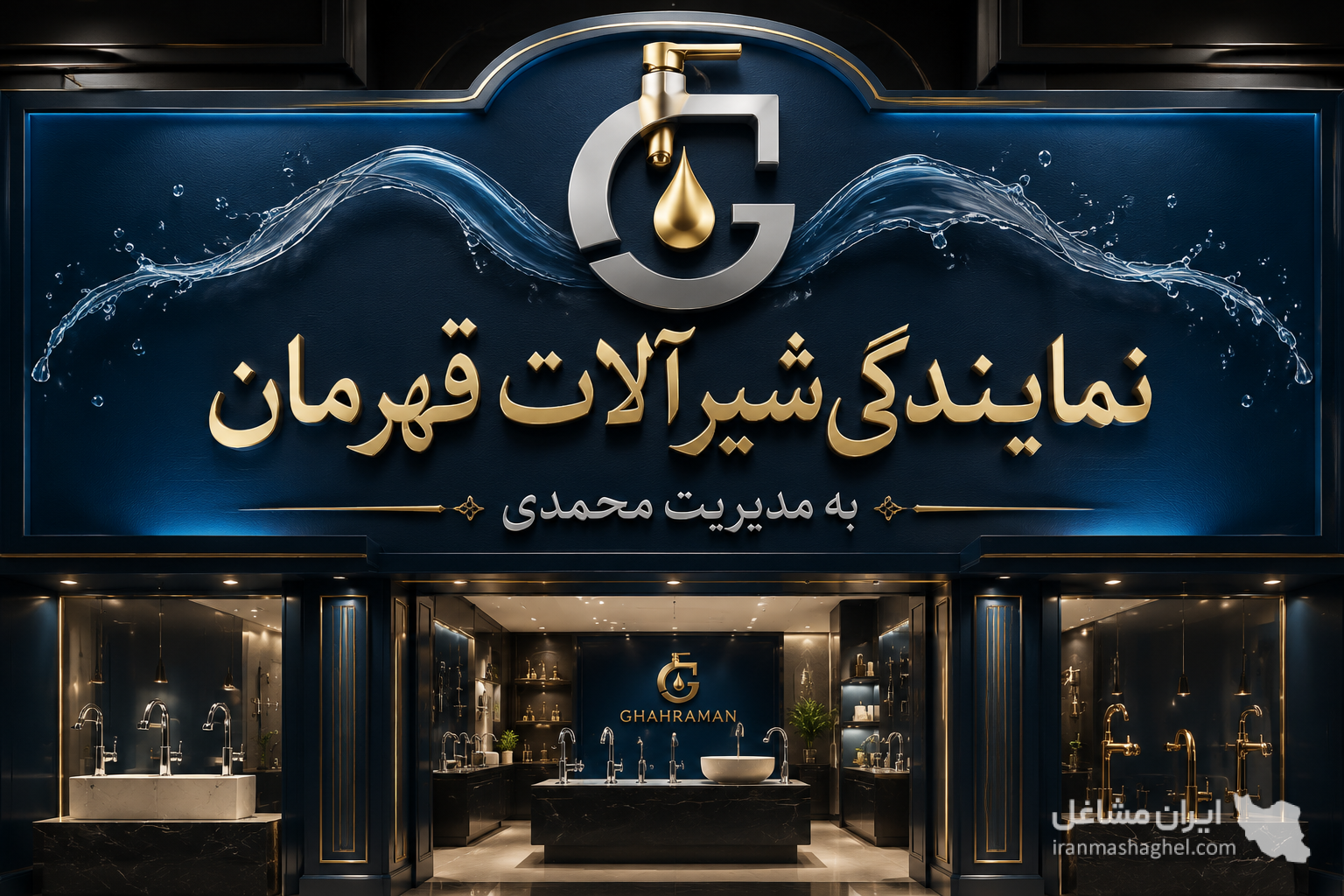 نمایندگی شیرآلات قهرمان به مدیریت محمدی در جیرفت