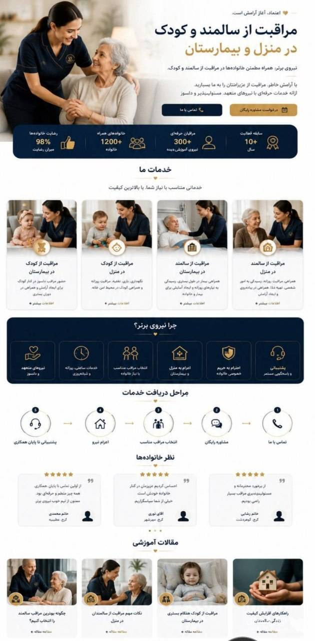 شرکت خدمات پرستاری نیروی برتر در عظیمیه کرج