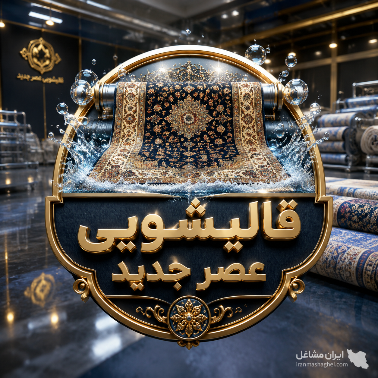 قالیشویی عصر جدید در قم