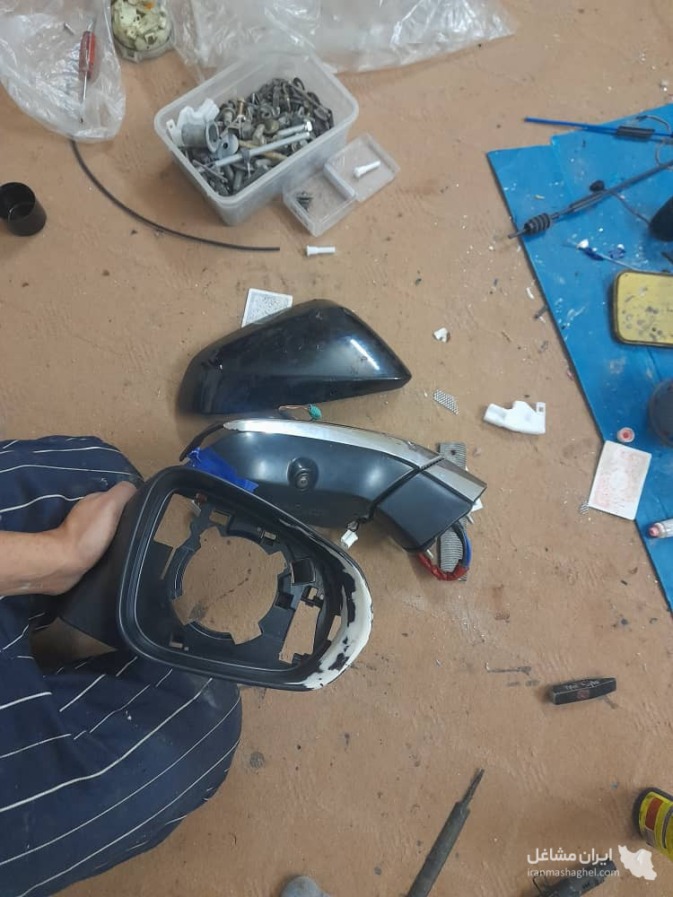 تعمیر آینه بغل ماشین خارجی و ایرانی تعمیرگاه الیاس در اصفهان