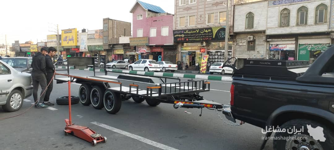 تولید و فروش یدک کش کفی تریلر باگی surudan در آزادی تهران