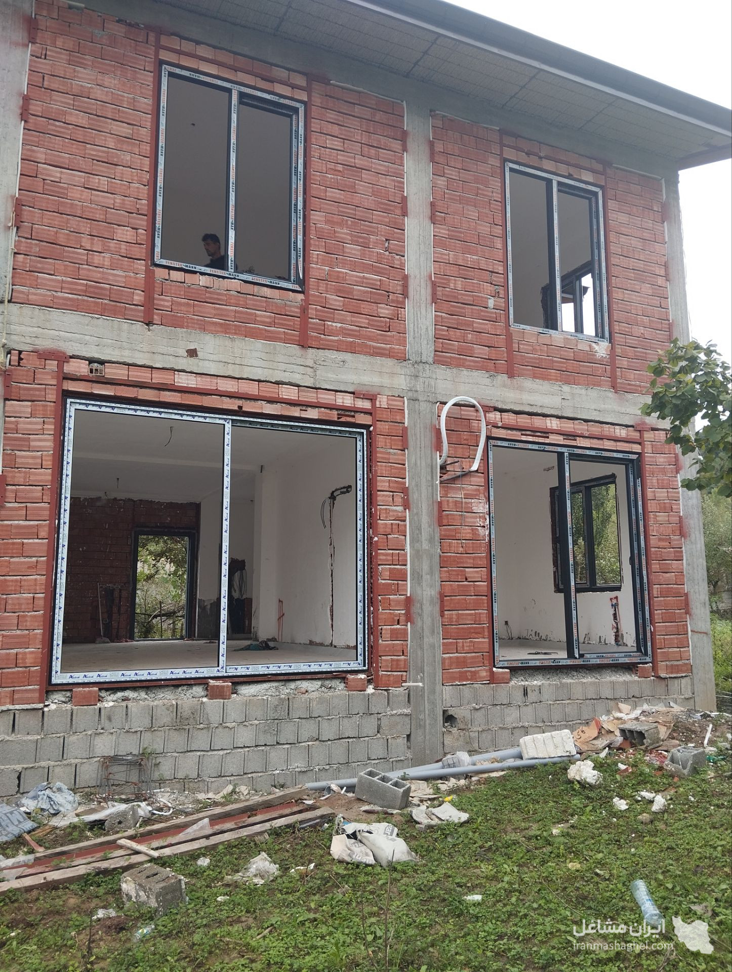 نصب و اجرای پنجره دوجداره upvc به مدیریت حسینی نژاد در تالش