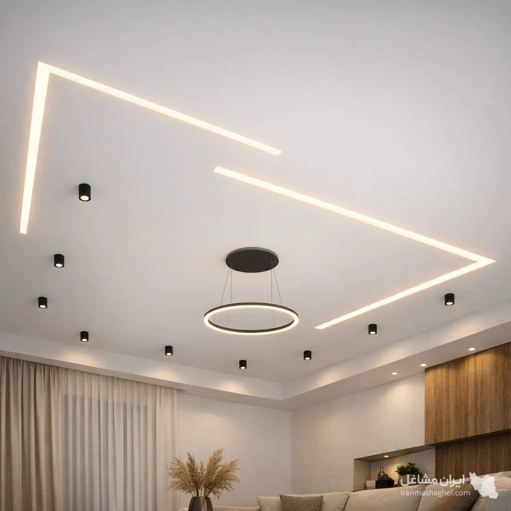 اجرای سقف کاذب و کناف یاس اوج در سنندج
