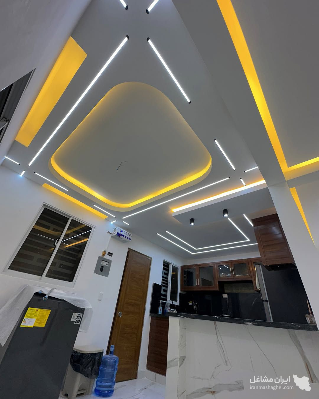 اجرای سقف کاذب و کناف یاس اوج در یاسوج