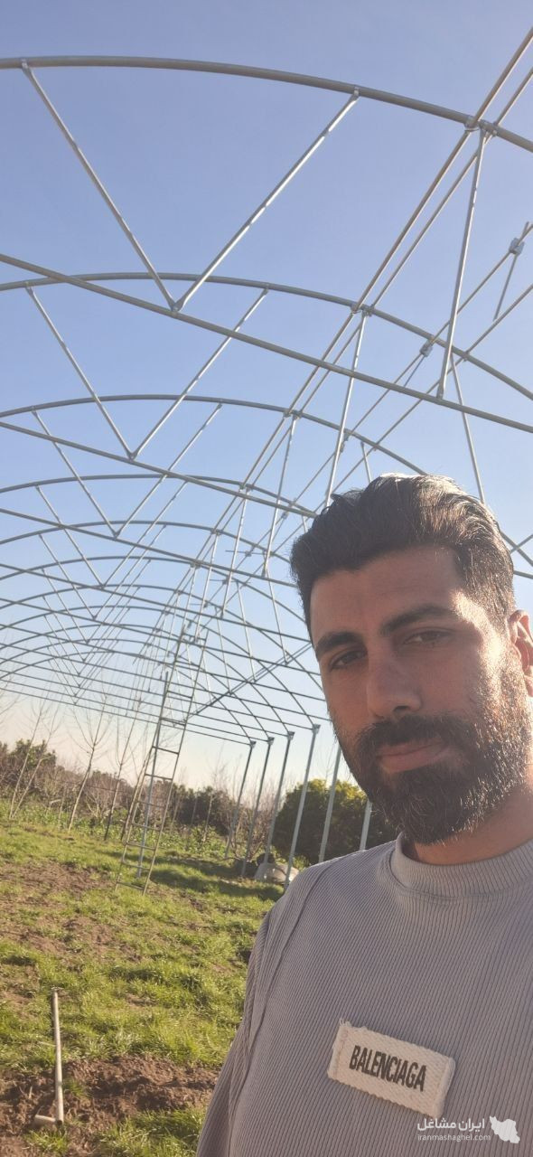 نصب سازه های گلخانه رضایی در قائمشهر