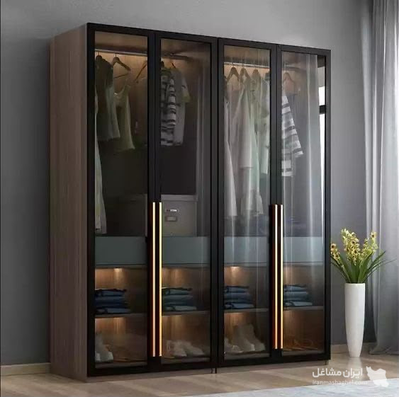 تولیدی درب شیشه ای فریم لس و دکوفیکس NEW HOME  قلی پور در فردیس