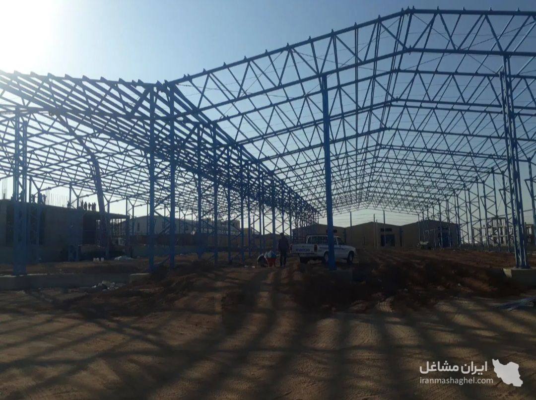 ساخت و نصب خرپا طرح سوله به مدیریت اخوان زارعی در همدان