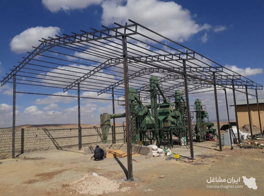 ساخت و نصب خرپا طرح سوله به مدیریت اخوان زارعی در همدان