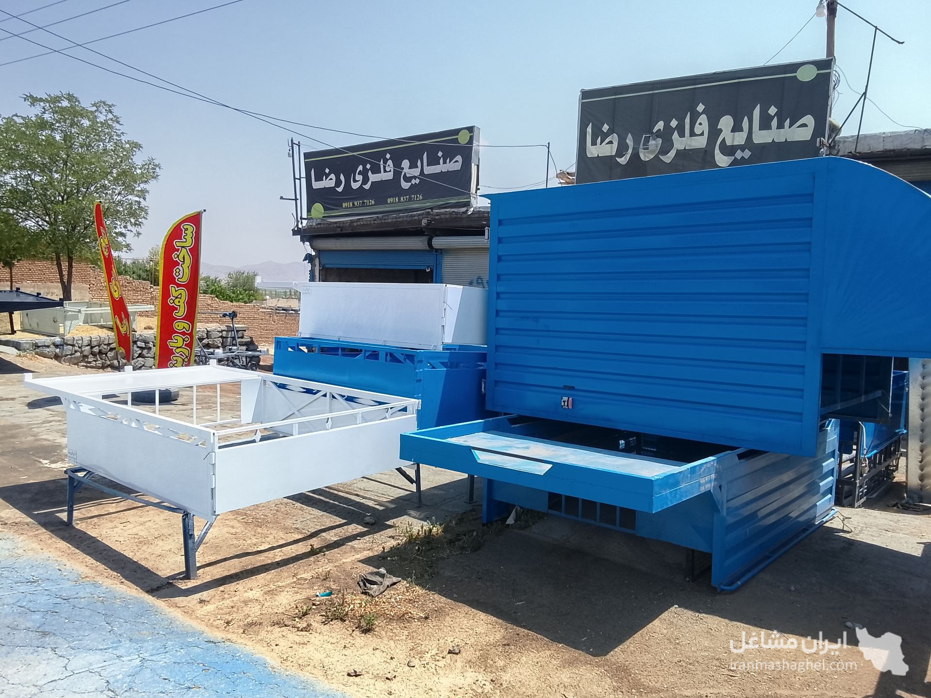 ساخت کفی و باربند وانت نیسان رضا در کنگاور