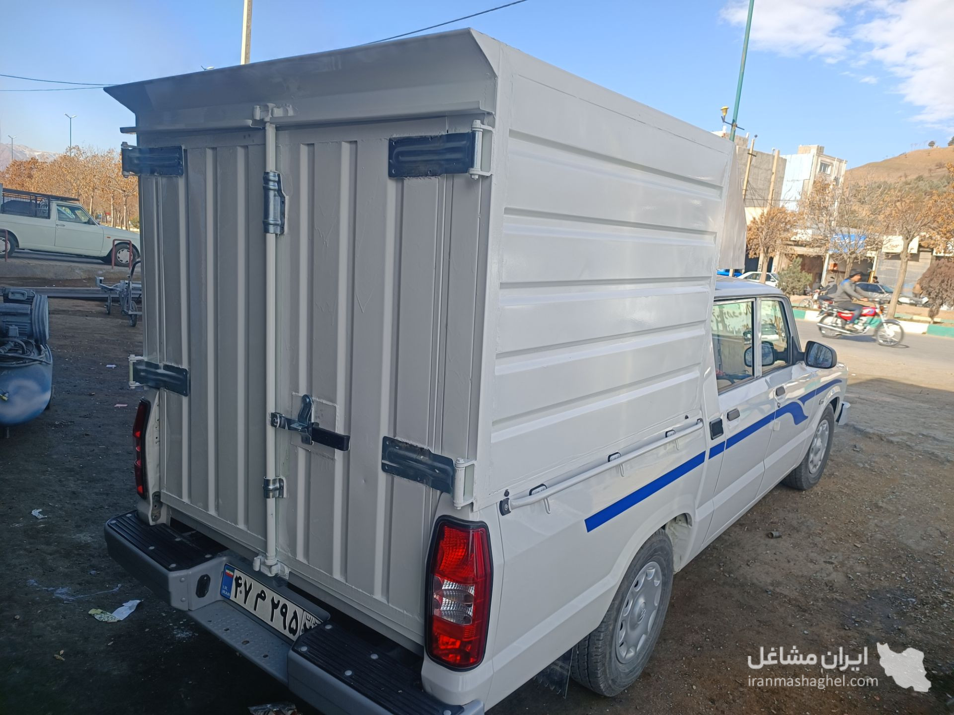 ساخت کفی و باربند وانت نیسان رضا در کنگاور