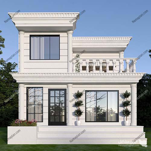 طراحی و اجرای نمای مدرن ساختمان به مدیریت شرفخانی در آمل